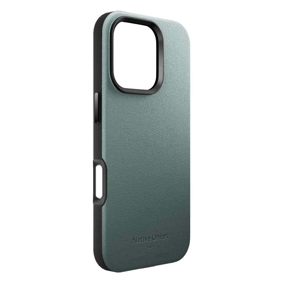 Чехол Native Union Active Case MagSafe для iPhone 16 Pro Max, зелёный сланец