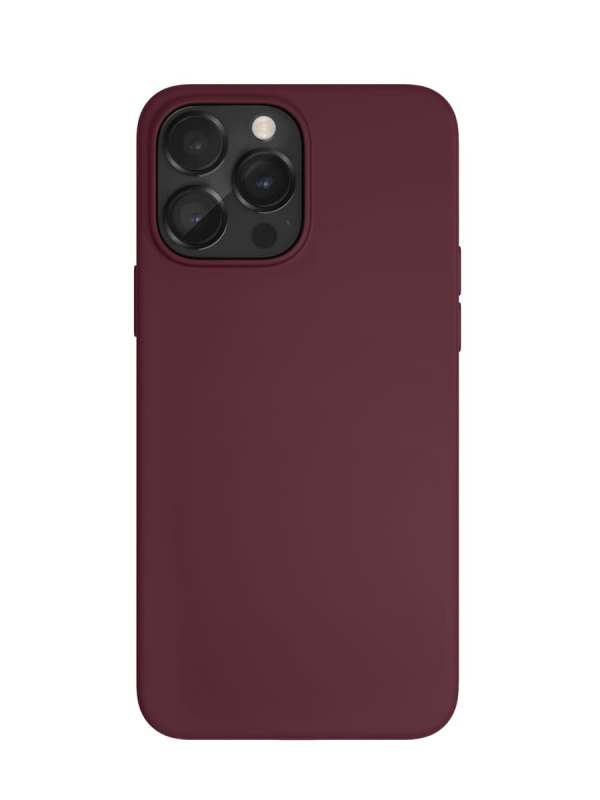 Чехол защитный VLP Silicone case с MagSafe для iPhone 14 Pro Max, марсала Чехол защитный VLP Silicone case с MagSafe для iPhone 14 Pro Max, марсала