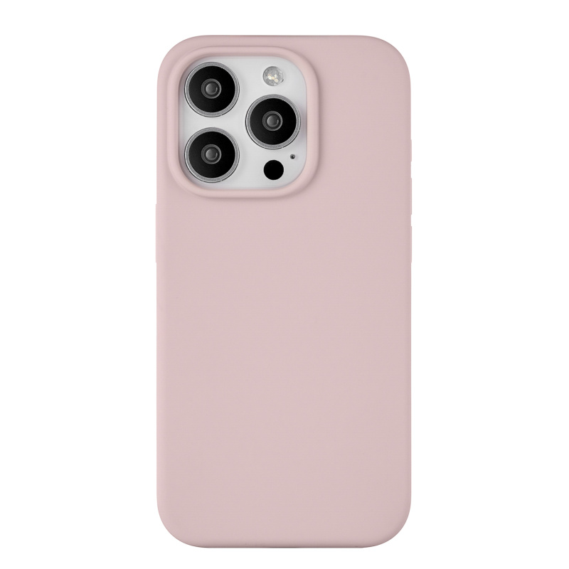 Чехол защитный uBear Touch Mag Case для iPhone 15 Pro, розовый