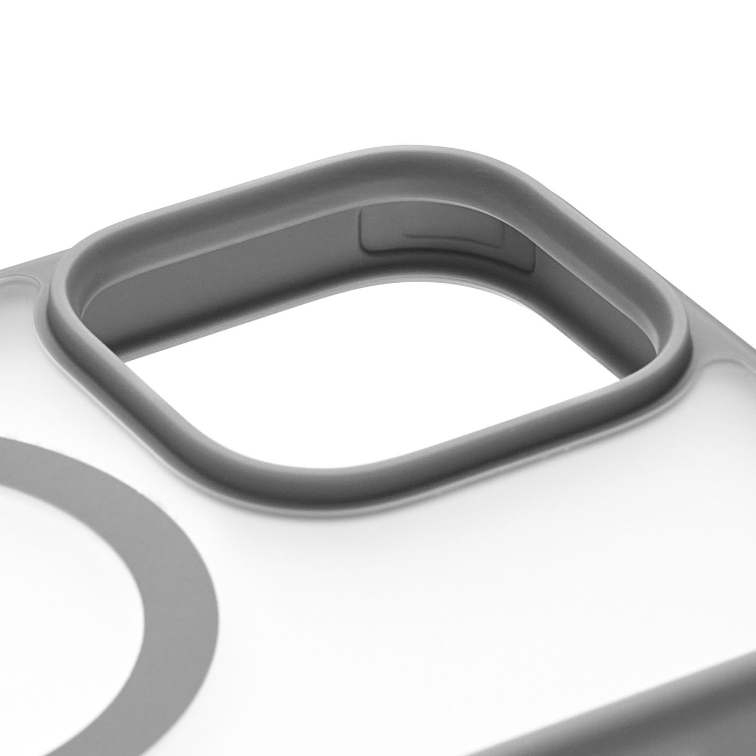 Чехол защитный uBear Cloud Mag Case для iPhone 16 Pro, серый