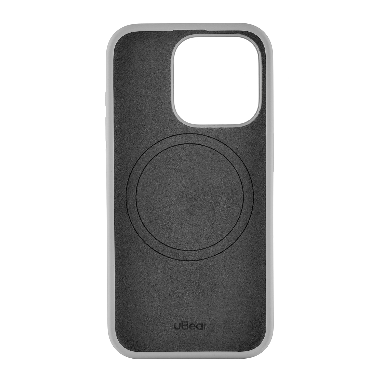 Чехол защитный uBear Touch Mag Case для iPhone 15 Pro, серый
