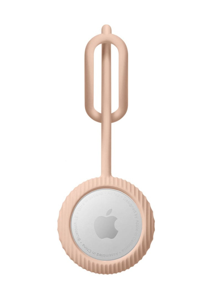 Чехол защитный для AirTag Native Union Curve AirTag Case, персиковый