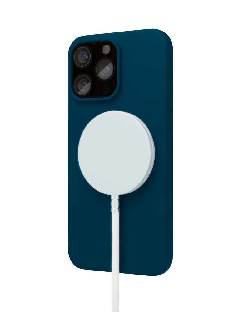 Чехол защитный VLP Aster Case с MagSafe для iPhone 15 Pro Max, темно-синий