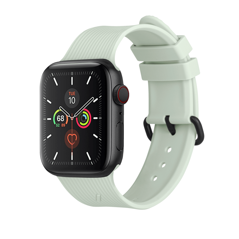 Ремешок Native Union для Apple Watch 44мм, cиликоновый, зелёный