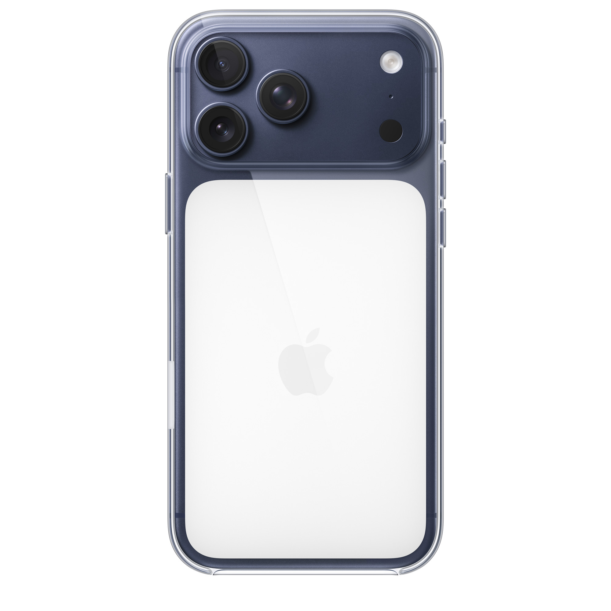 На фото изображено Чехол защитный Apple Clear Case with MagSafe для iPhone 17 Pro Max, прозрачный