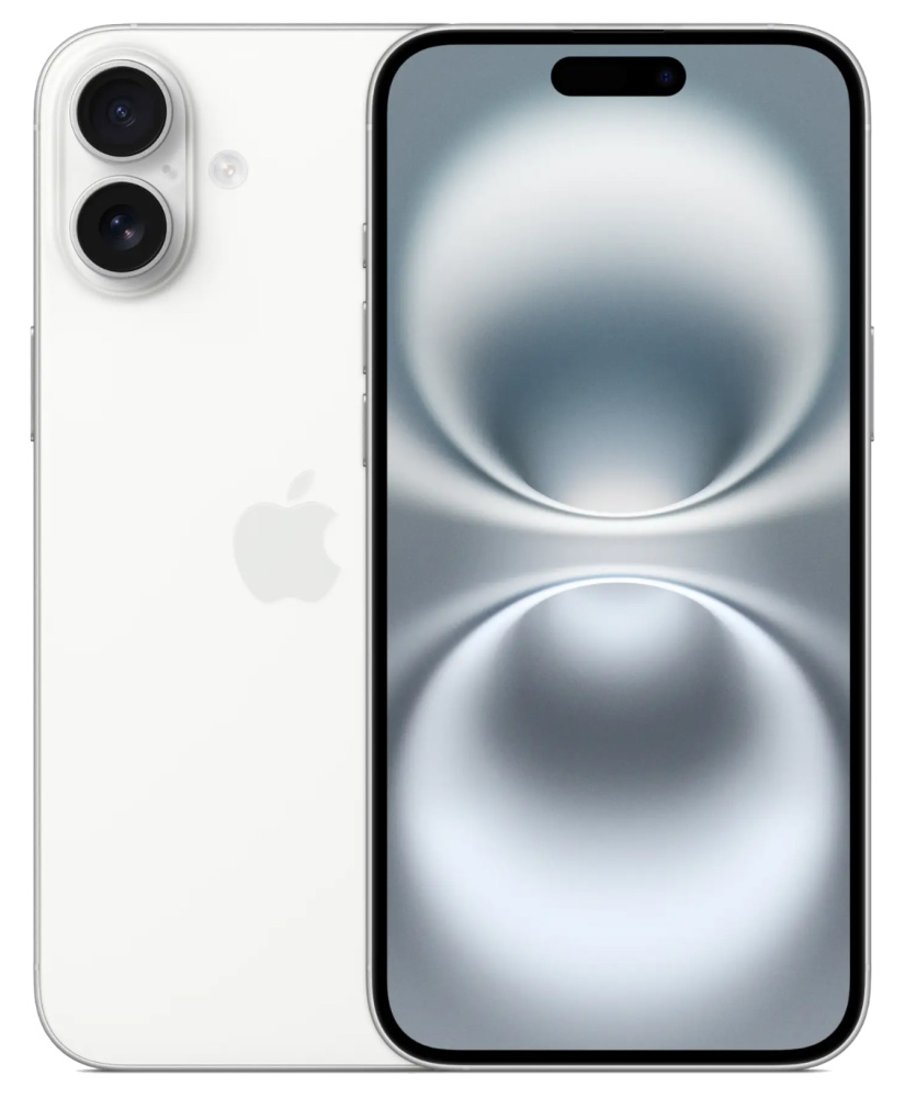 Apple iPhone 16 Plus, 128 ГБ, Белый Apple iPhone 16 Plus, 128 ГБ, Белый