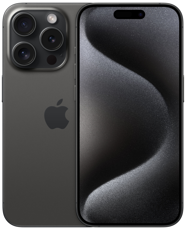 Apple iPhone 15 Pro, 512 ГБ, Титановый чёрный
