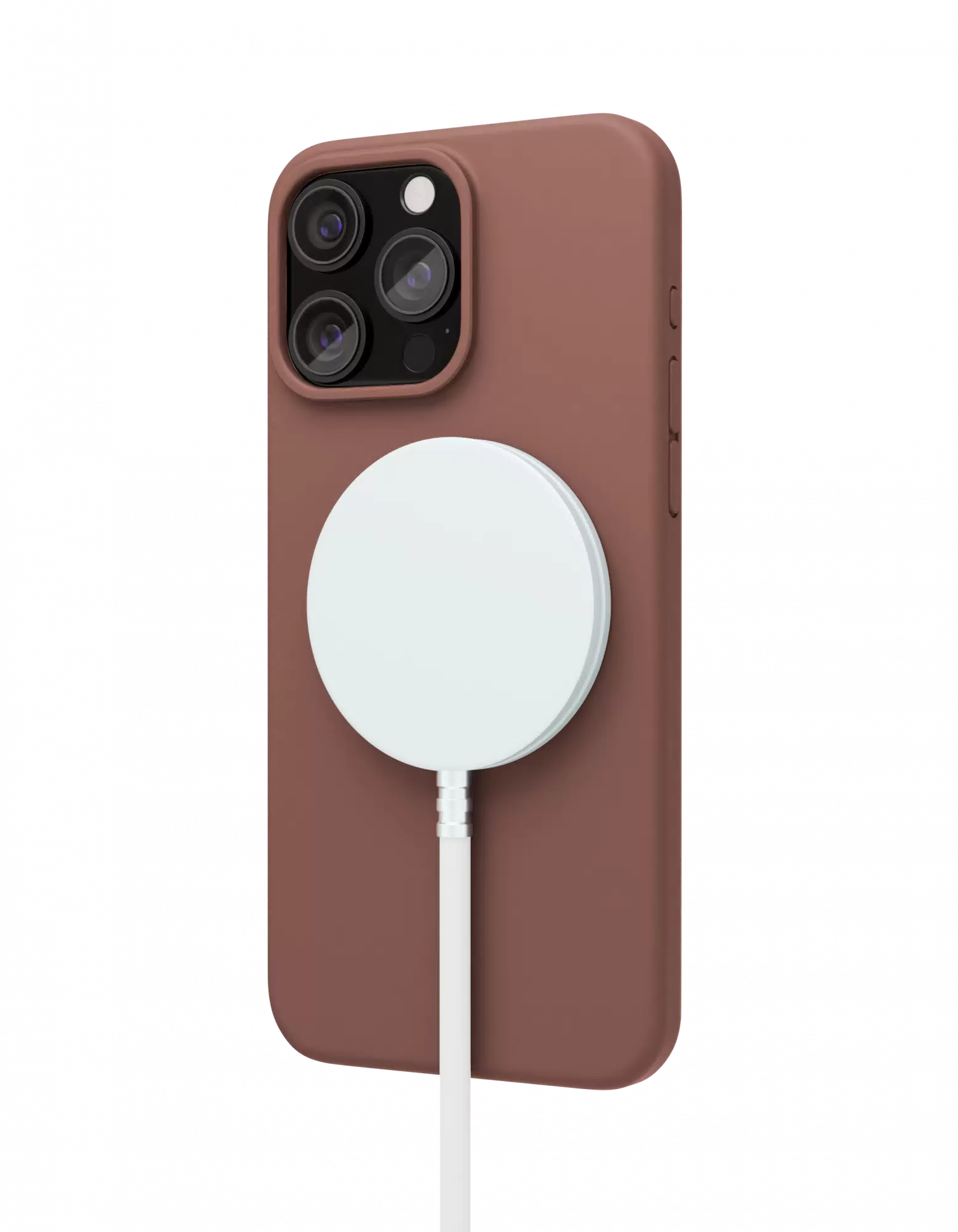 Чехол защитный VLP Aster Case с MagSafe для iPhone 15 Pro Max, моккачино