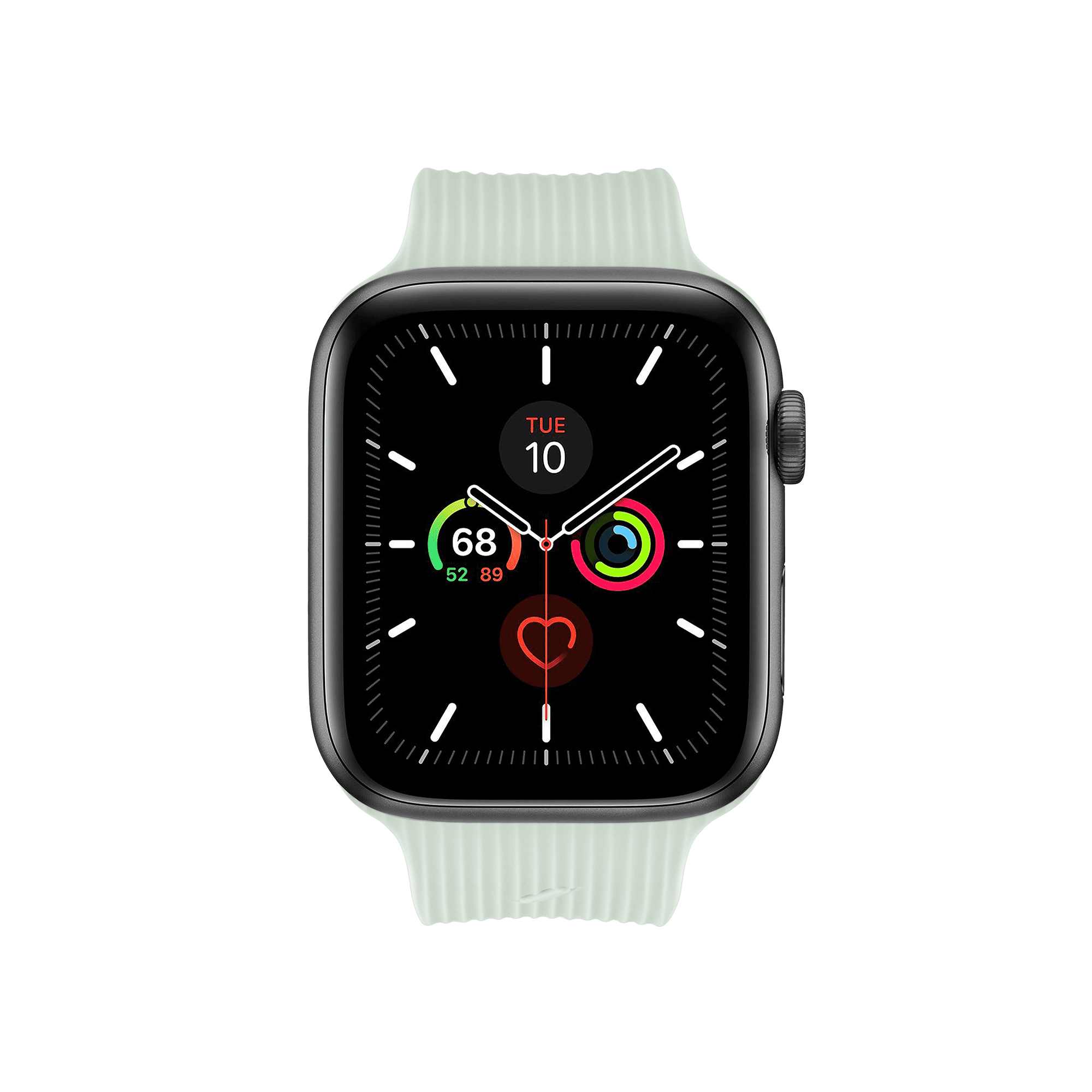 Ремешок Native Union для Apple Watch 44мм, cиликоновый, зелёный
