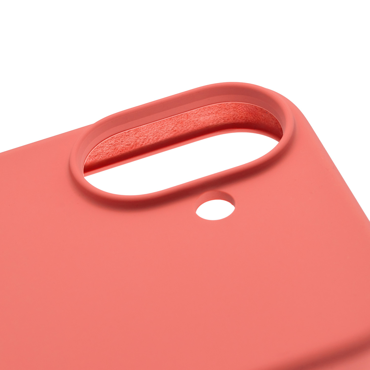На фото изображено Чехол защитный uBear Touch Mag Case для iPhone 17 MagSafe, коралловый