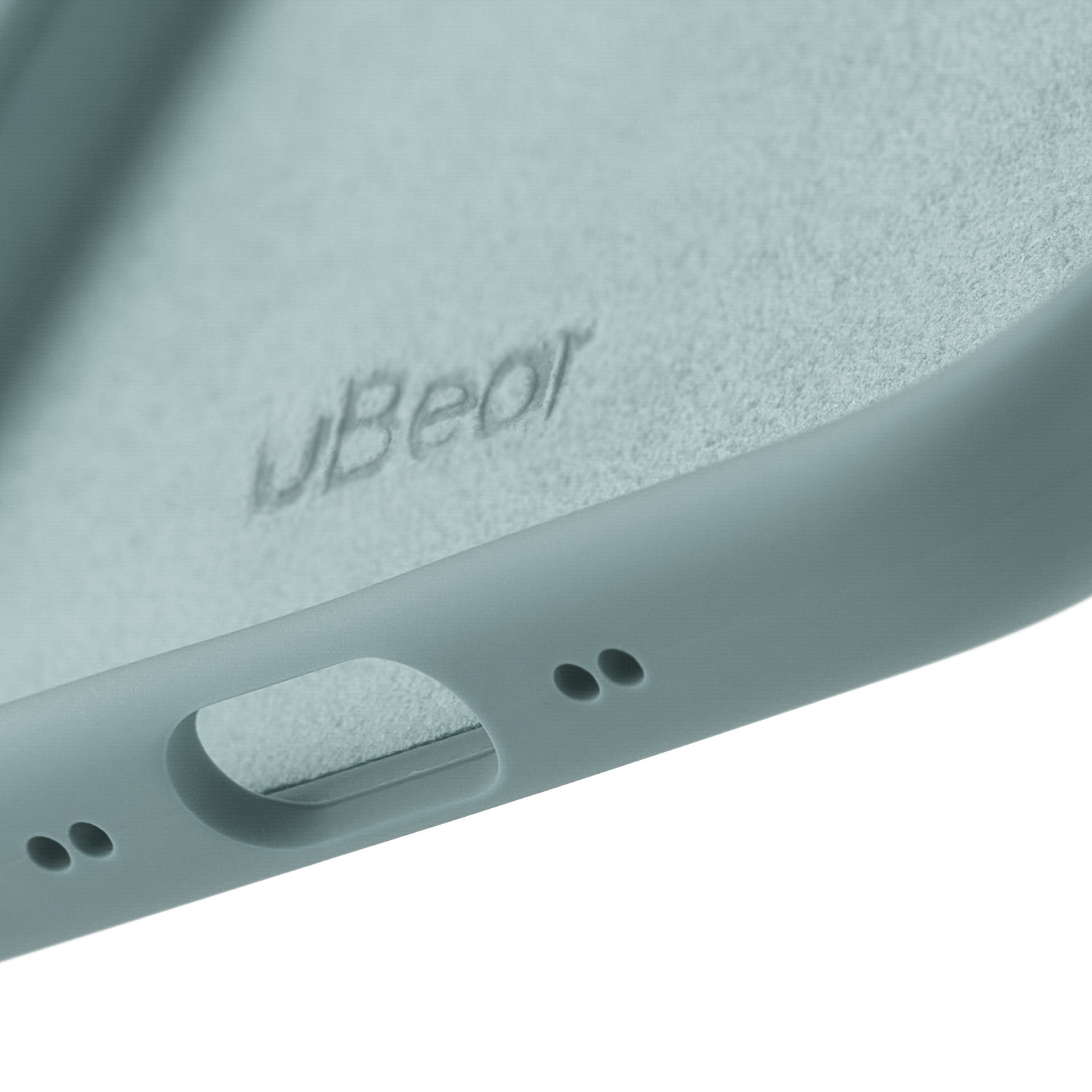 На фото изображено Чехол защитный uBear Touch Mag Case для iPhone 17 Air, MagSafe, холодная мята