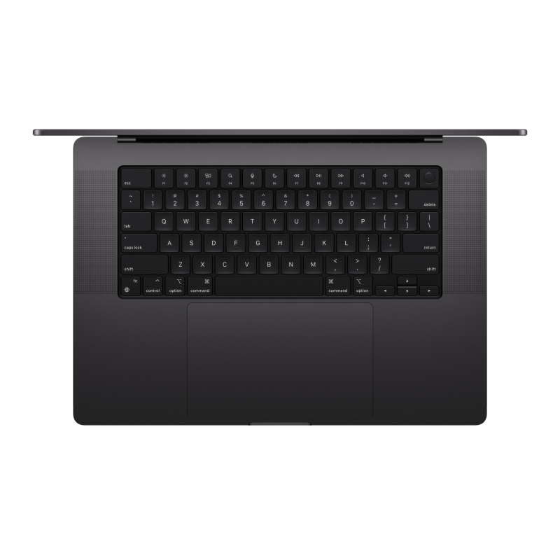 На фото изображено Apple MacBook Pro 16" (M5 Max, 18C / 32C, 2026) 36 ГБ, 1 ТБ SSD, чёрный космос