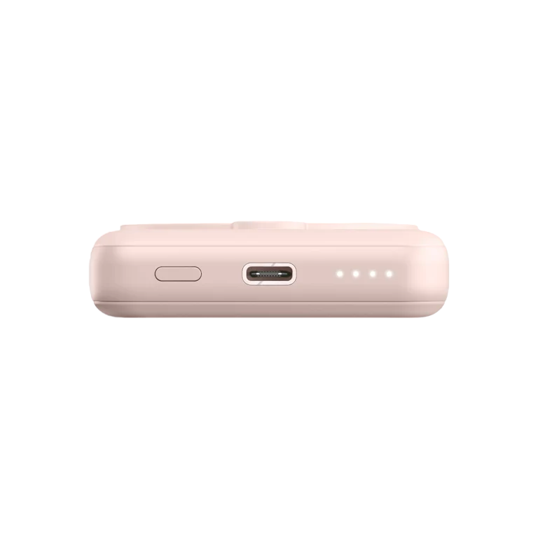 Внешний аккумулятор Energea MagPac Mini 10000 mAh с подставкой, розовый
