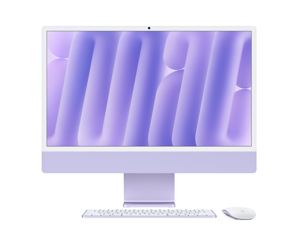Apple iMac 24" Retina 4,5K, M4 8C / 8C, 16 ГБ, 512 ГБ, Фиолетовый Apple iMac 24" Retina 4,5K, M4 8C / 8C, 16 ГБ, 512 ГБ, Фиолетовый