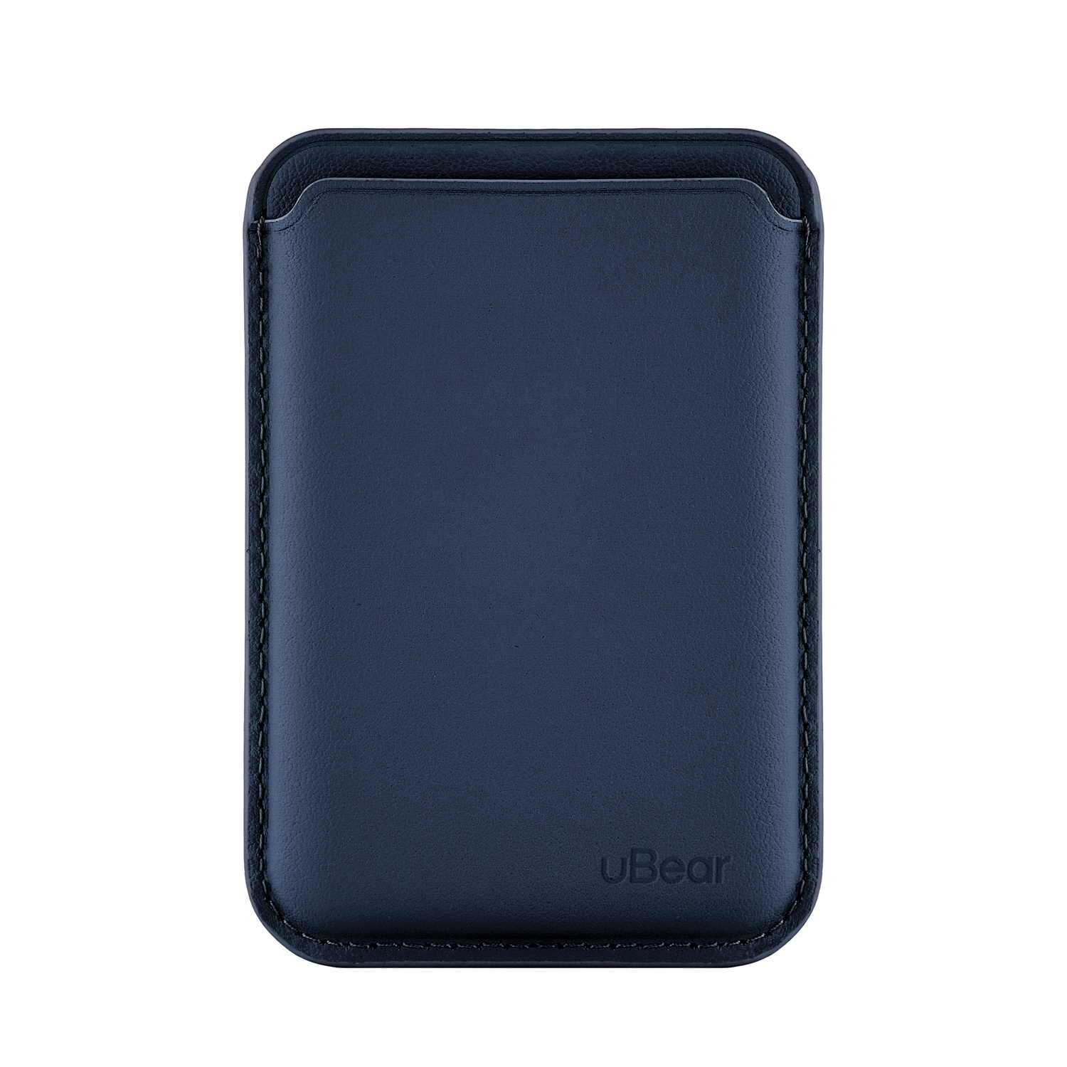 Магнитный кардхолдер uBear Leather Shell, синий