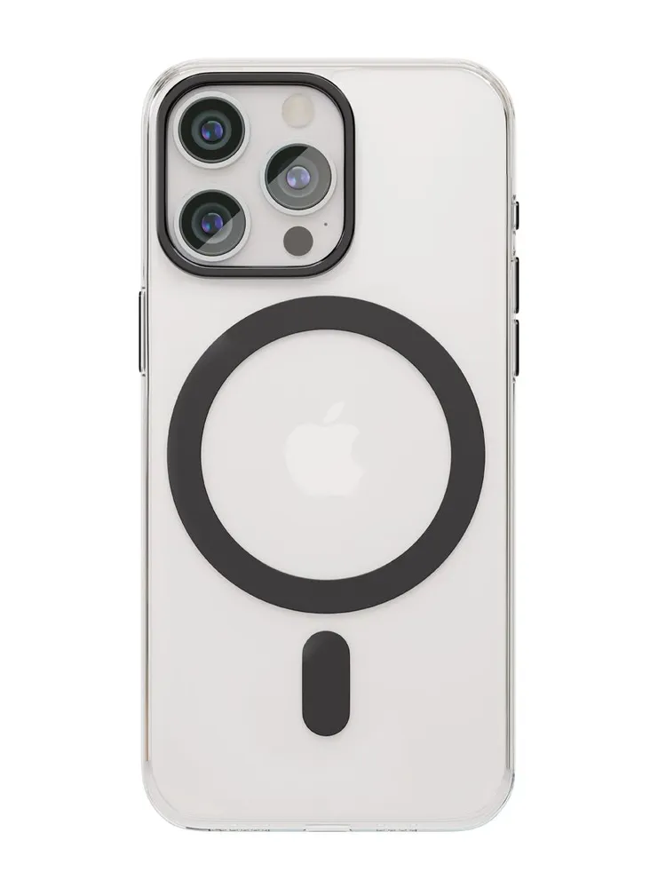 Чехол защитный VLP Diamond Case с MagSafe для iPhone 15 Pro Max, черный