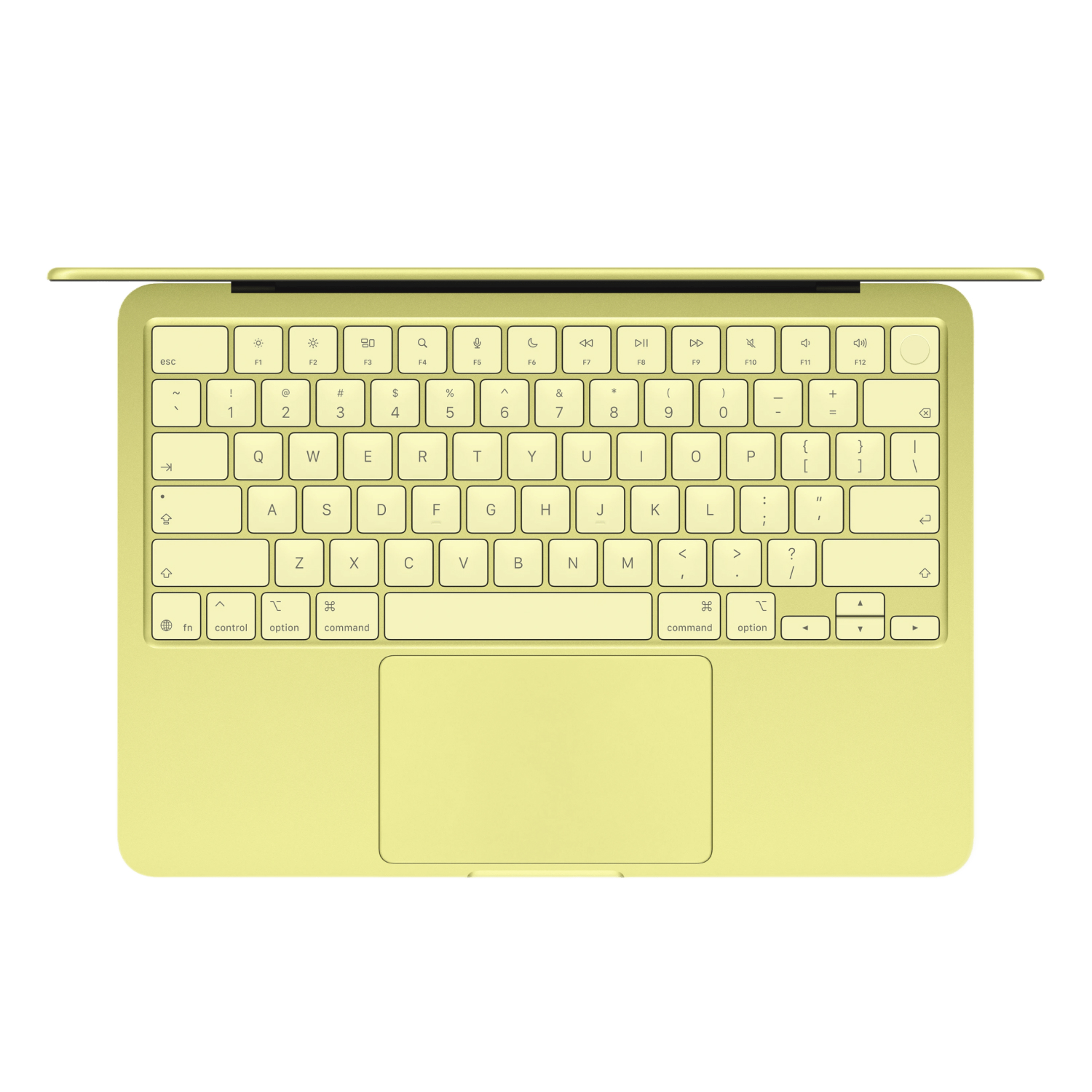 На фото изображено Apple MacBook Neo 13" (A18 Pro, 6C / 5C, 2026) 8 ГБ, 512 ГБ SSD, Жёлтый цитрус