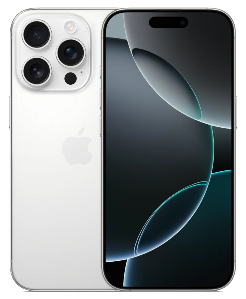 Apple iPhone 16 Pro, 256 ГБ, Титановый белый Apple iPhone 16 Pro, 256 ГБ, Титановый белый