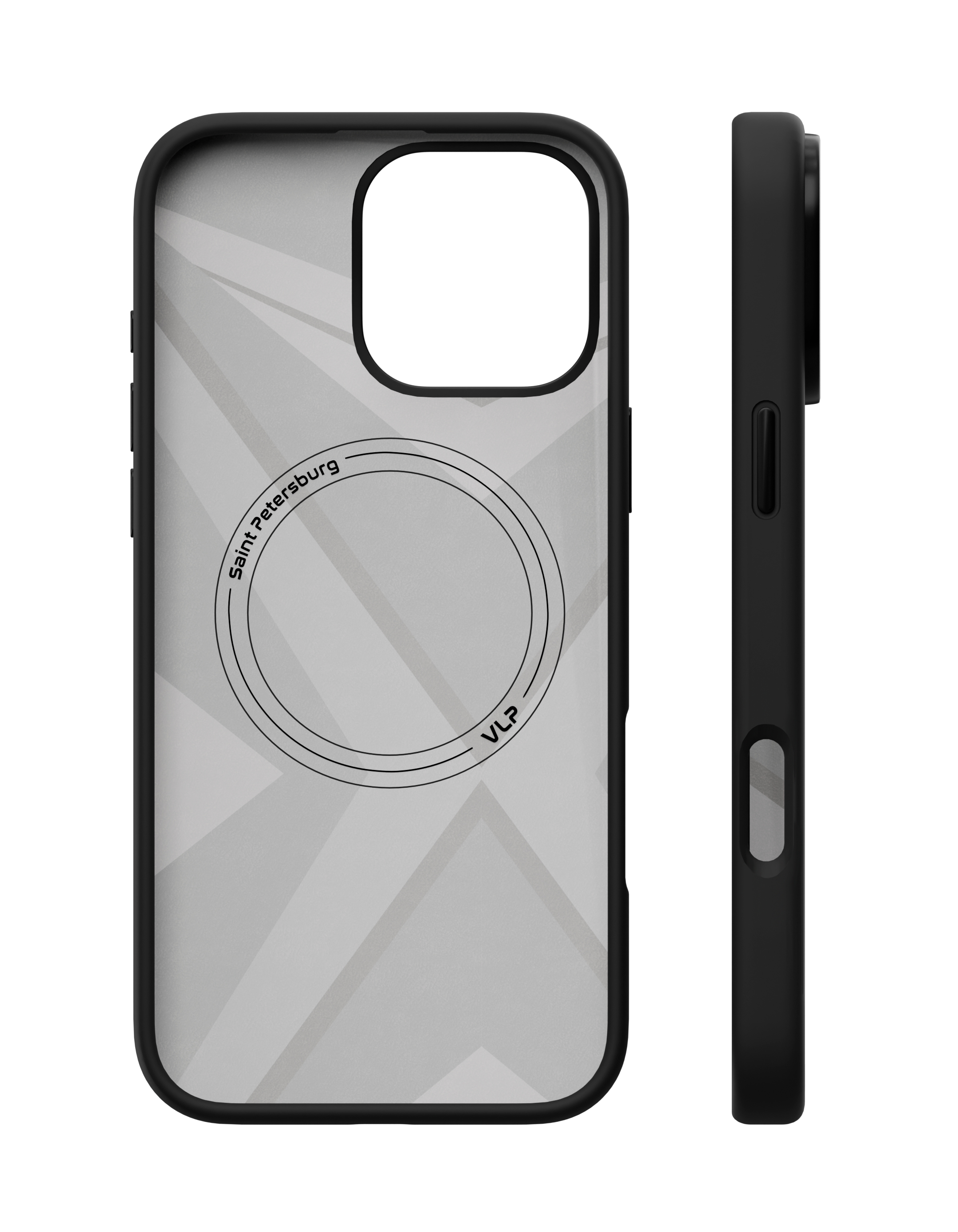 Чехол защитный VLP Aster Pro Case с MagSafe для iPhone 16 Pro Max, черный