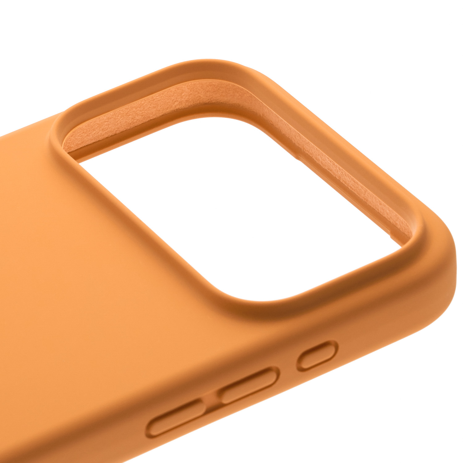 На фото изображено Чехол защитный uBear Touch Mag Case для iPhone 17 Pro Max, MagSafe, оранжевый