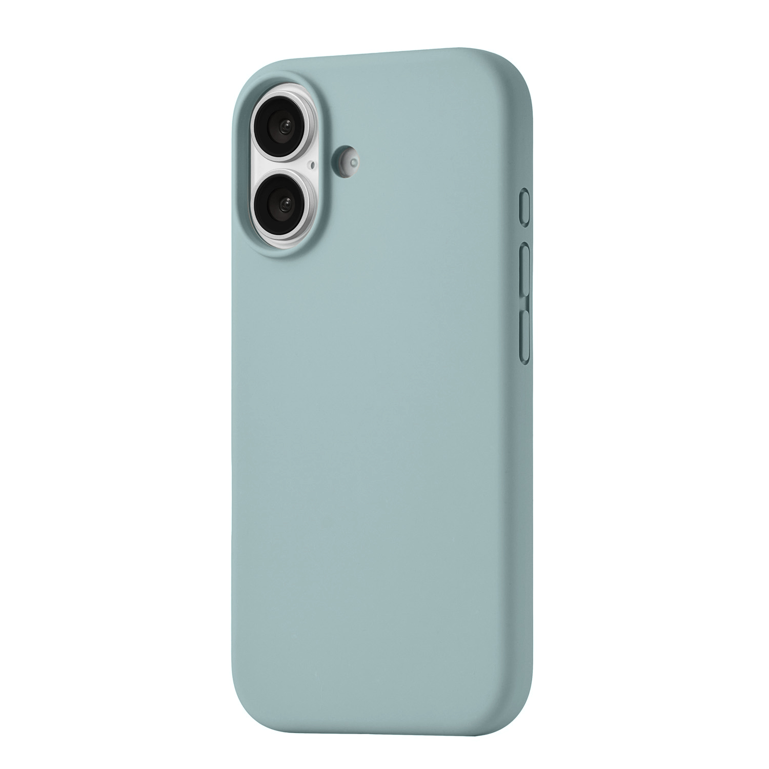 На фото изображено Чехол защитный uBear Touch Mag Case для iPhone 17 MagSafe, холодная мята