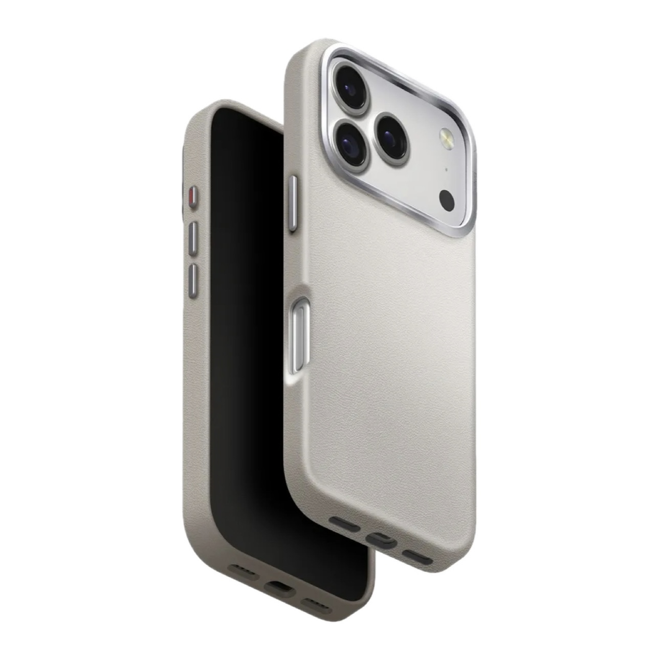 На фото изображено Чехол Uniq Lyden Magsafe для iPhone 17 Pro Max, серый