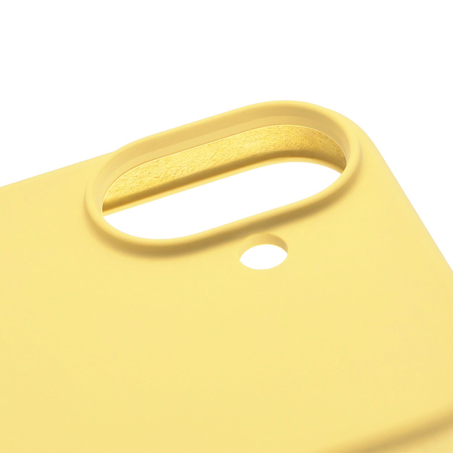 На фото изображено Чехол защитный uBear Touch Mag Case для iPhone 17 MagSafe, светло-жёлтый