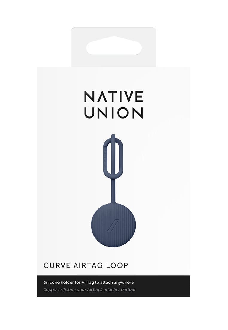 Чехол защитный для AirTag Native Union Curve AirTag Case, синий