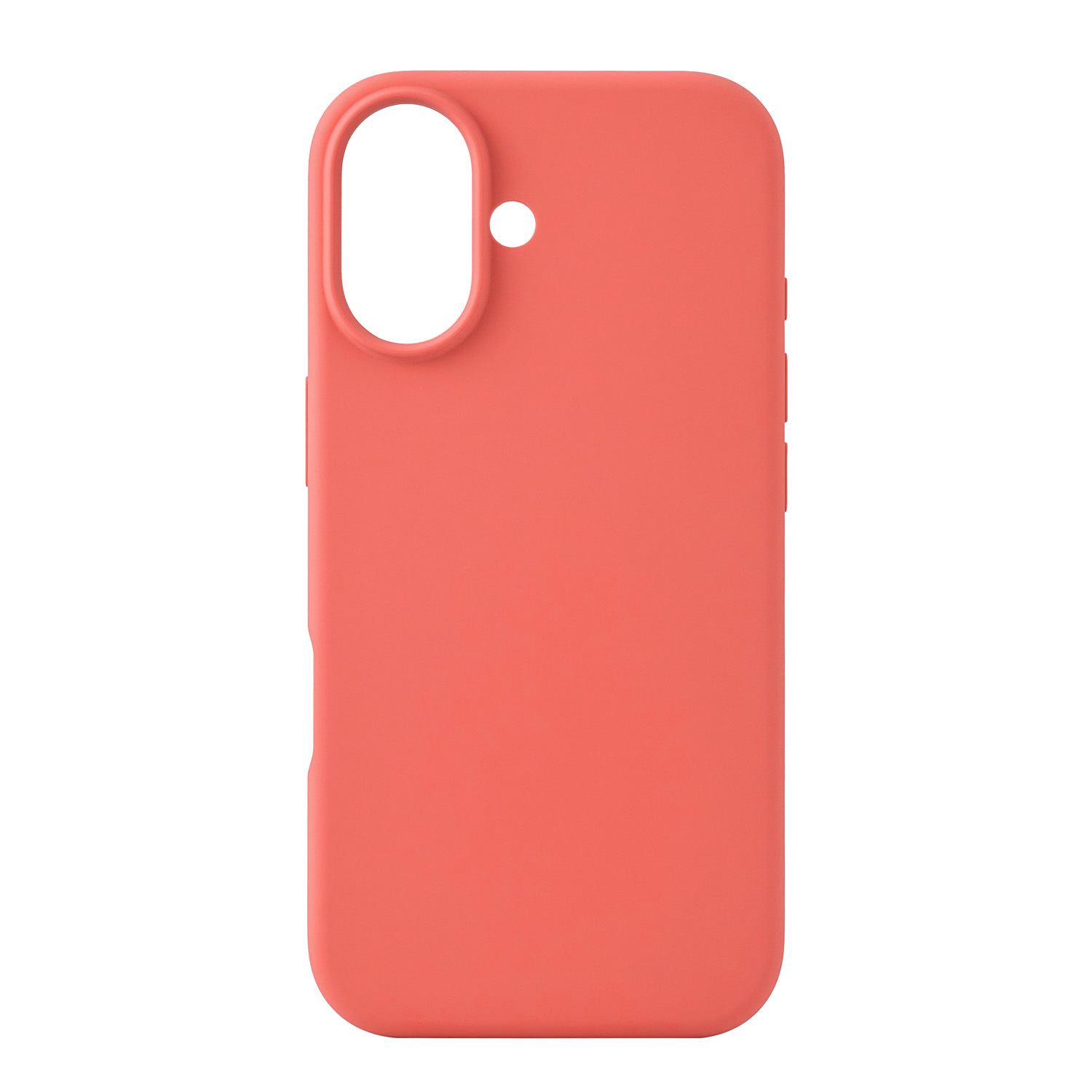На фото изображено Чехол защитный uBear Touch Mag Case для iPhone 17 MagSafe, коралловый