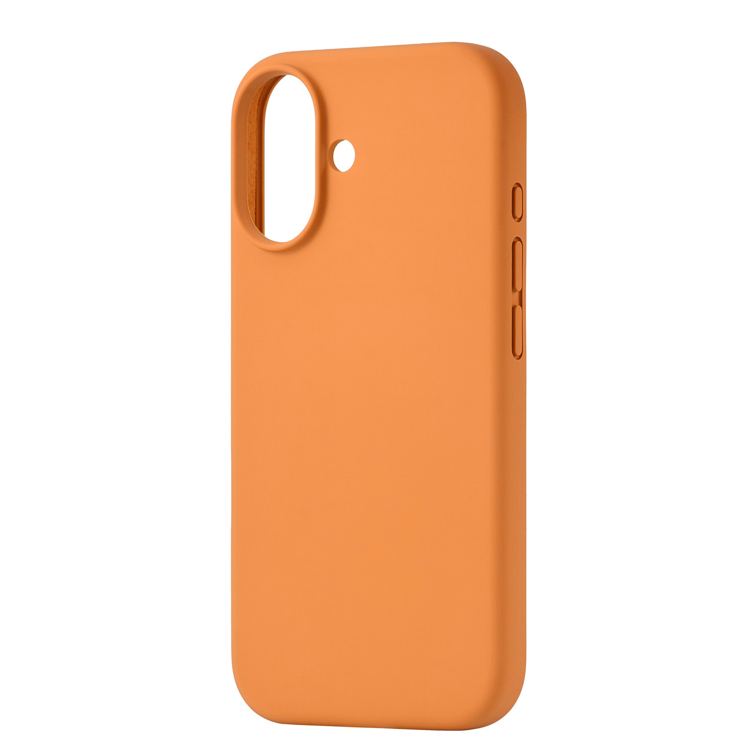 На фото изображено Чехол защитный uBear Touch Mag Case для iPhone 17 MagSafe, оранжевый