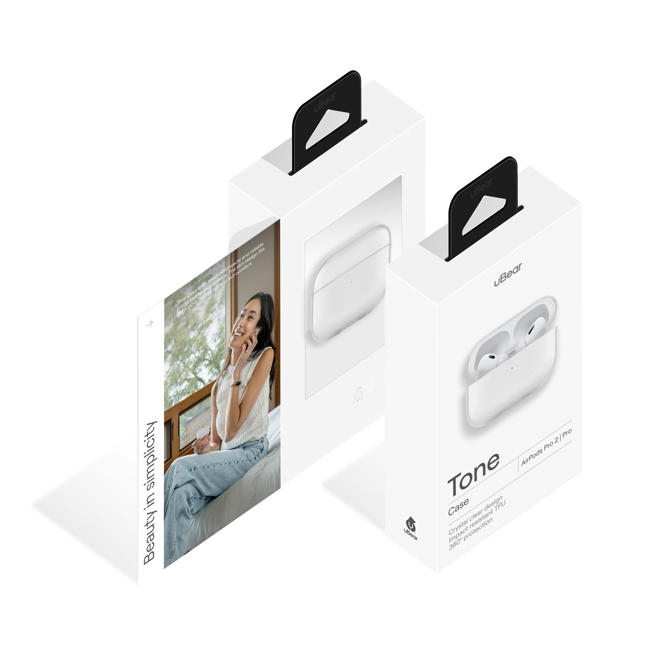 Защитный чехол uBear Tone Case для AirPods Pro 2, прозрачный