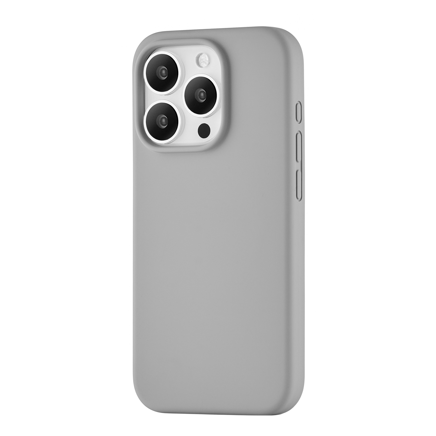 Чехол защитный uBear Touch Mag Case для iPhone 15 Pro, серый