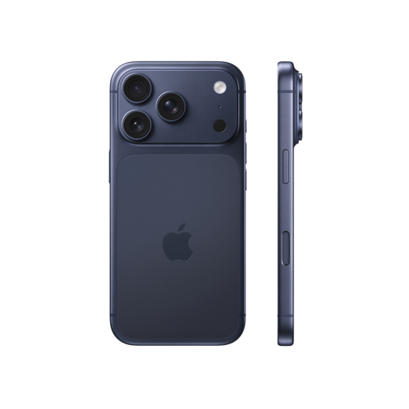 На фото изображено Apple iPhone 17 Pro Max, 1 ТБ, Тёмно-синий