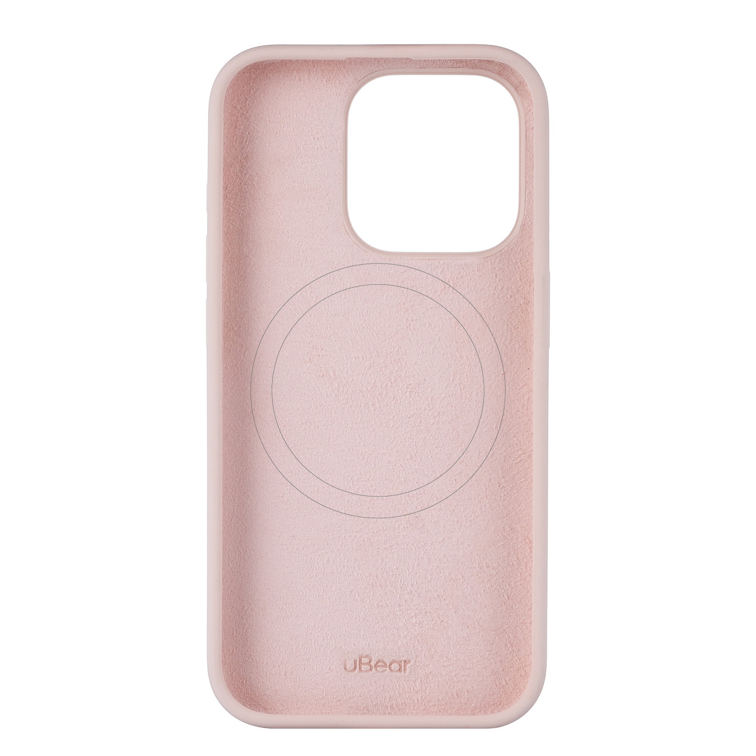 Чехол защитный uBear Touch Mag Case для iPhone 15 Pro, розовый