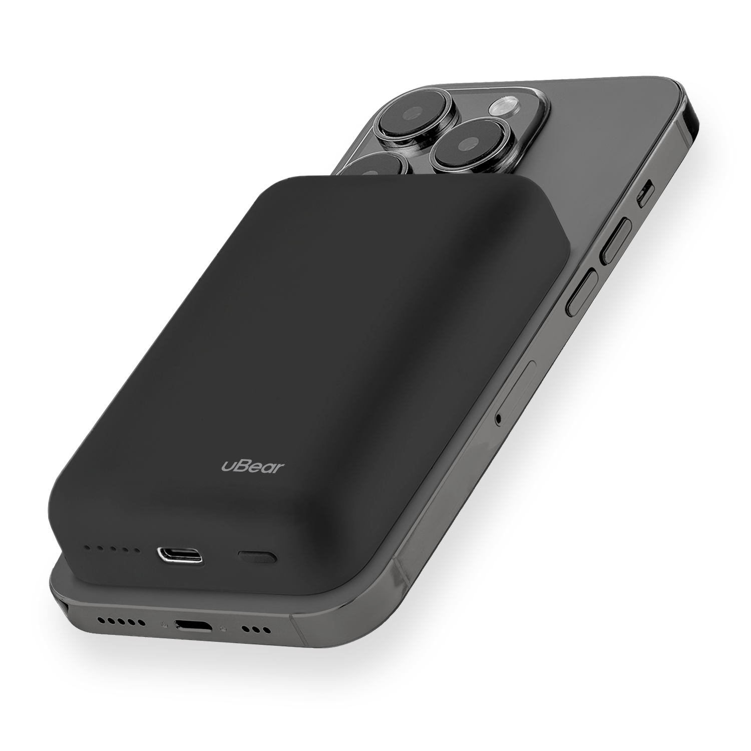 Внешний аккумулятор uBear Flow Magnetic Power bank 10000mAh, чёрный
