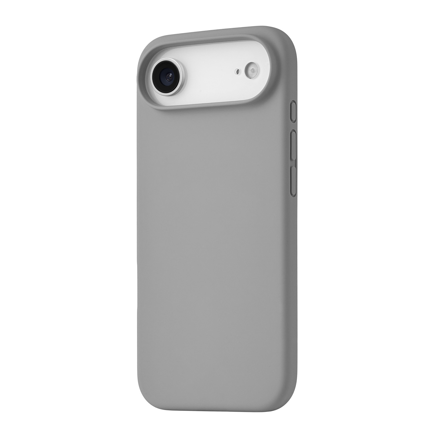 На фото изображено Чехол защитный uBear Touch Mag Case для iPhone 17 Air, MagSafe, светло-серый