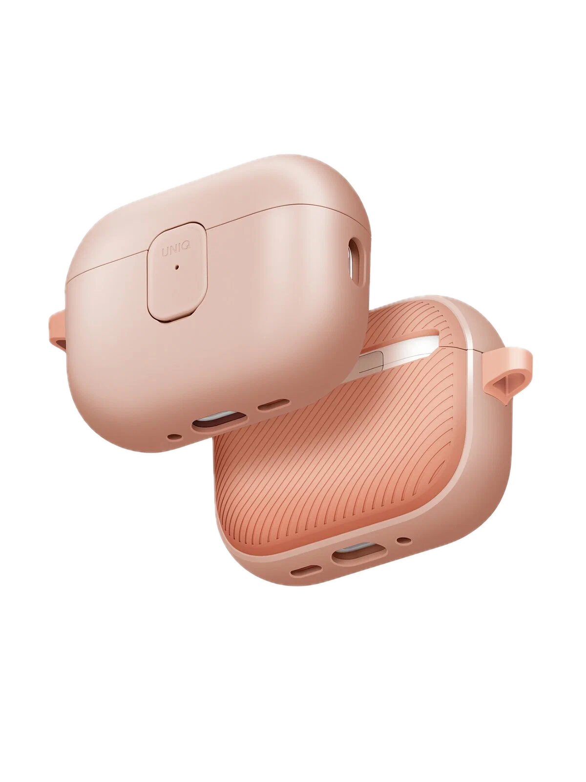 Фото Чехол Uniq CLYDE Lock case для AirPods Pro 3, Light Pink/Crepe Pink На фото изображено Чехол Uniq CLYDE Lock case для AirPods Pro 3, Light Pink/Crepe Pink