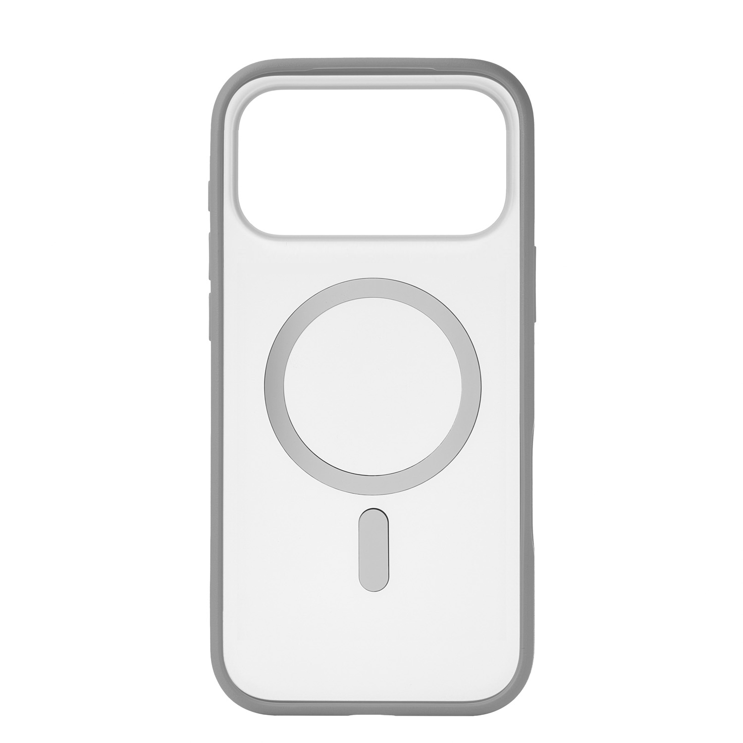 На фото изображено Чехол защитный uBear Cloud Mag Case для iPhone 17 Pro Max, MagSafe, серый 
