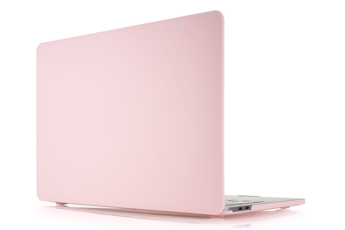 Чехол защитный VLP Plastic Case для MacBook Pro 13" 2020, светло-розовый