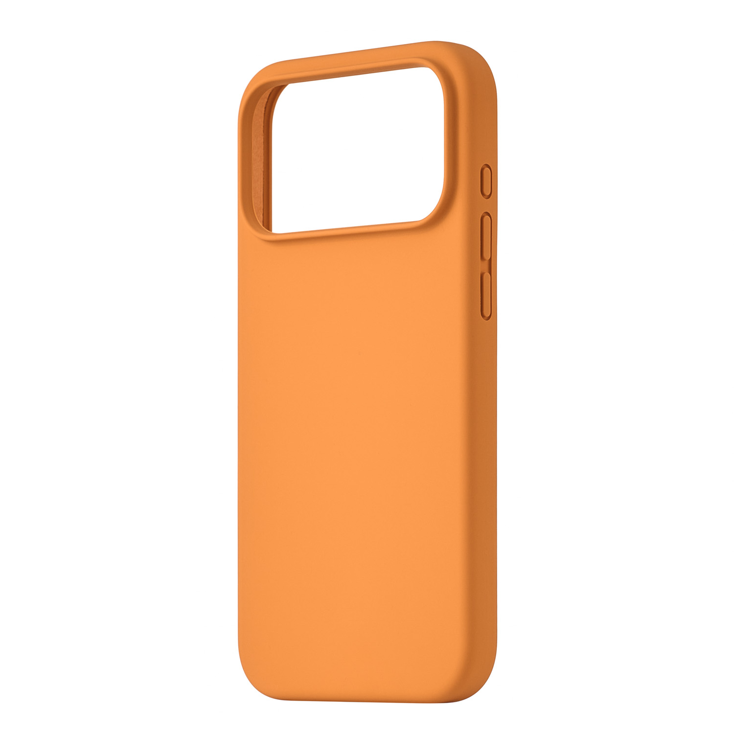На фото изображено Чехол защитный uBear Touch Mag Case для iPhone 17 Pro Max, MagSafe, оранжевый