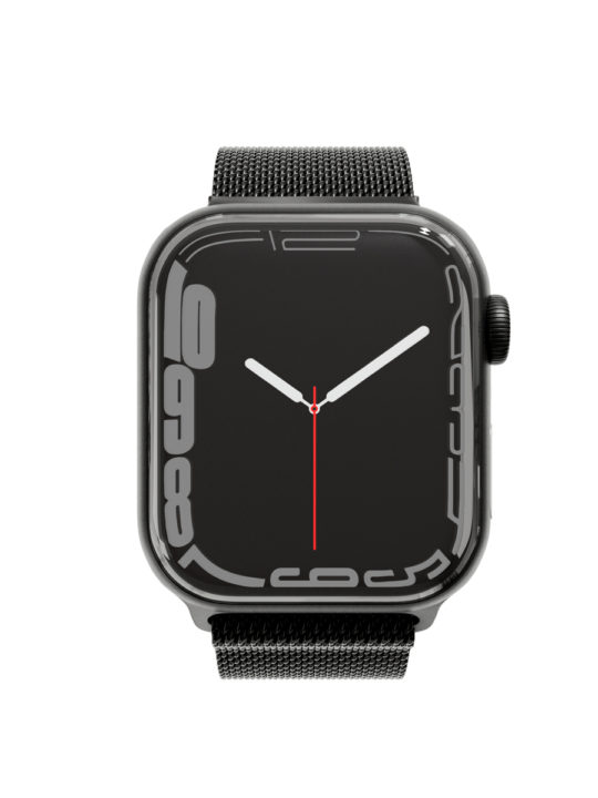 Ремешок из нержавеющей стали сетчатый VLP для Apple Watch 42/44/45, чёрный Ремешок из нержавеющей стали сетчатый VLP для Apple Watch 42/44/45, чёрный