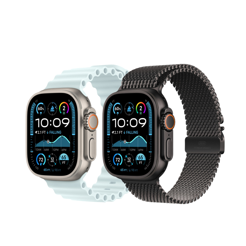 Apple Watch Ultra 2 GPS + Cellular, 49 мм, корпус из черного титана, ремешок Ocean темно-синего цвета