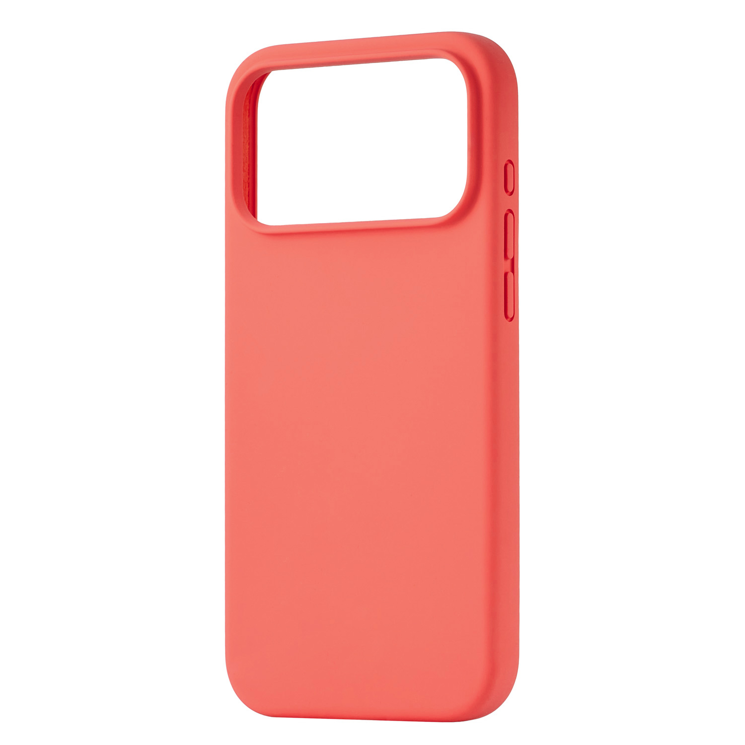 На фото изображено Чехол защитный uBear Touch Mag Case для iPhone 17 Pro Max, MagSafe, коралловый