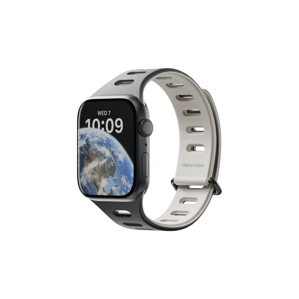 Ремешок Native Union для Apple Watch Magnetic 38/40/41мм, черный/серый Ремешок Native Union для Apple Watch Magnetic 38/40/41мм, черный/серый