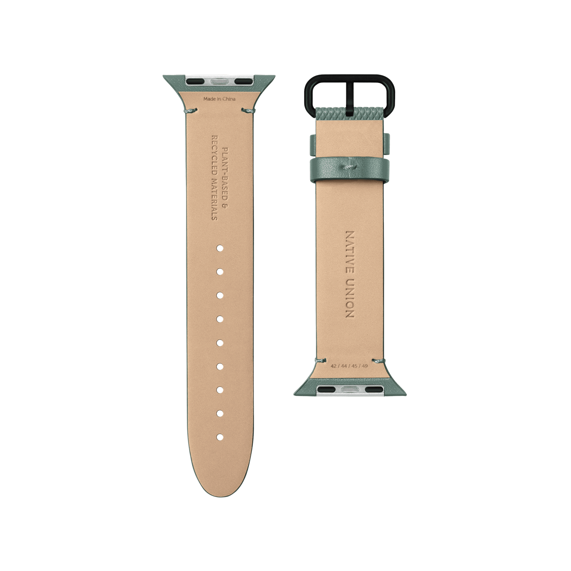 Ремешок Native Union (RE)Classic Strap для Apple Watch 42/44 мм, зеленый