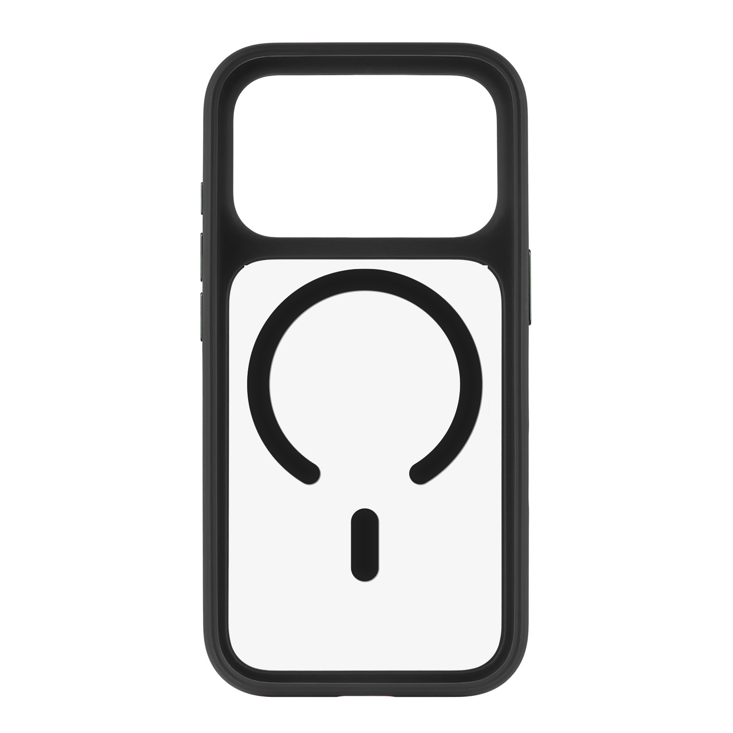 На фото изображено Чехол защитный uBear Shade Case для iPhone 17 Pro, MagSafe, чёрный