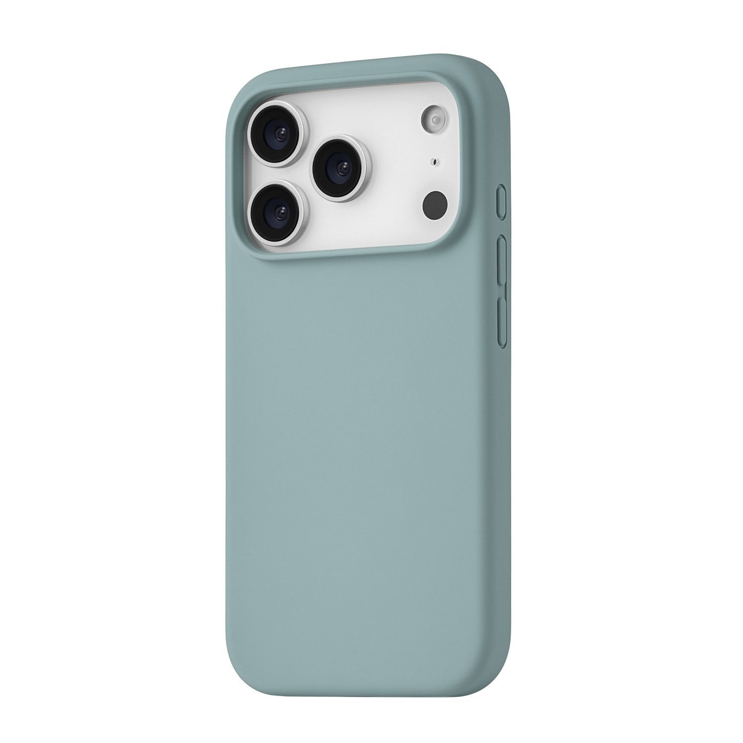 На фото изображено Чехол защитный uBear Touch Mag Case для iPhone 17 Pro, MagSafe, холодная мята