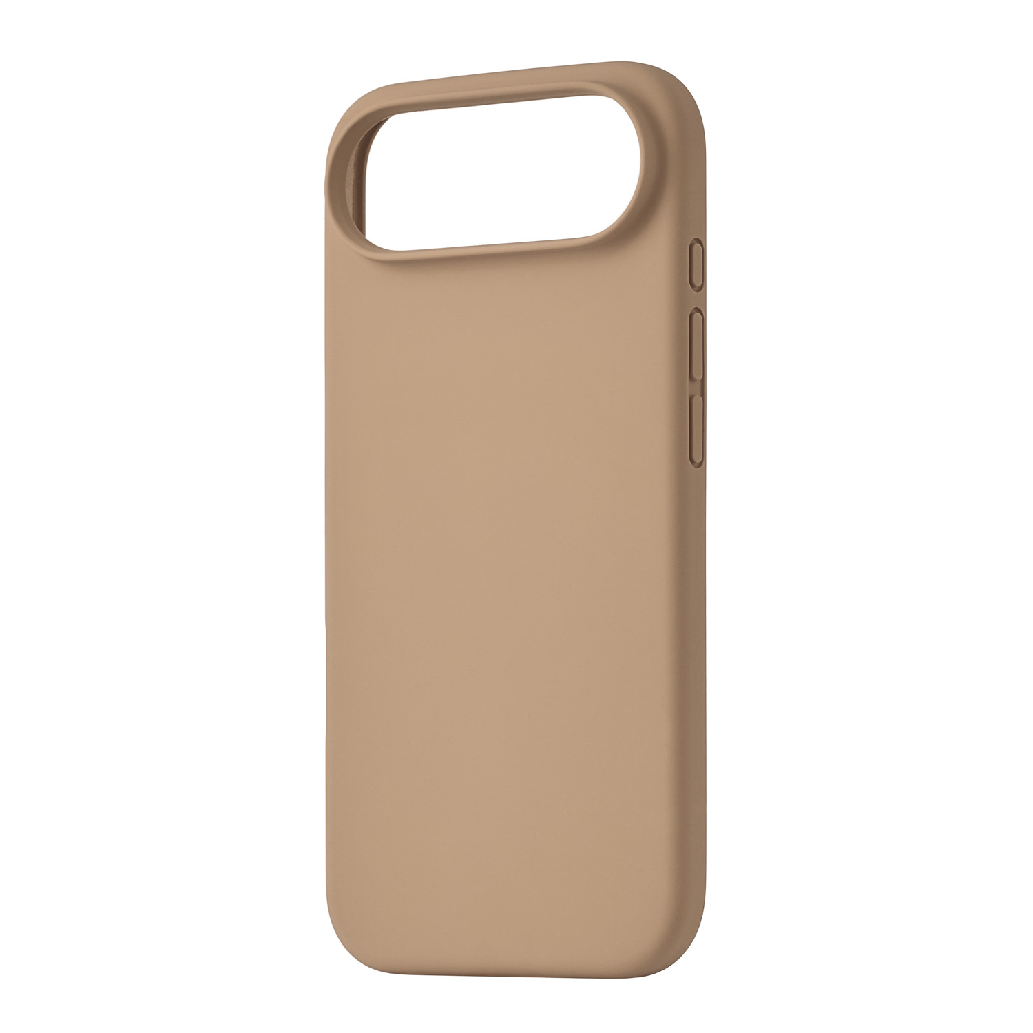 На фото изображено Чехол защитный uBear Touch Mag Case для iPhone 17 Air, MagSafe, латте