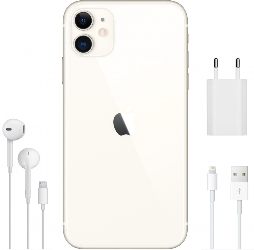 Apple iPhone 11, 128 ГБ, Белый