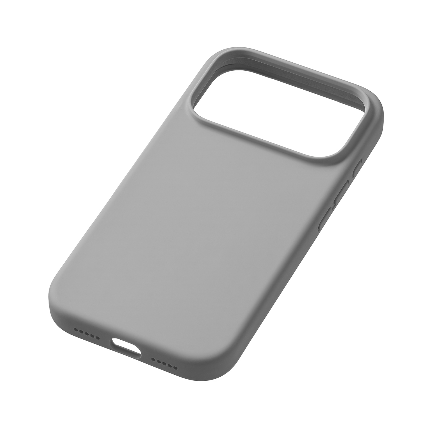 На фото изображено Чехол защитный uBear Touch Mag Case для iPhone 17 Pro, MagSafe, светло-серый